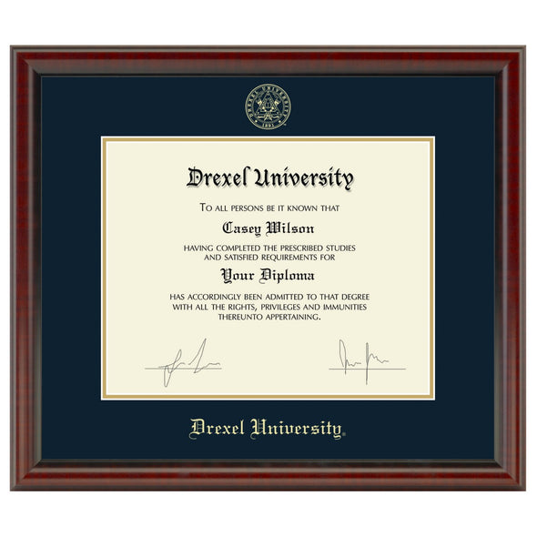 Drexel Diploma Frame, the Fidelitas Shot #1