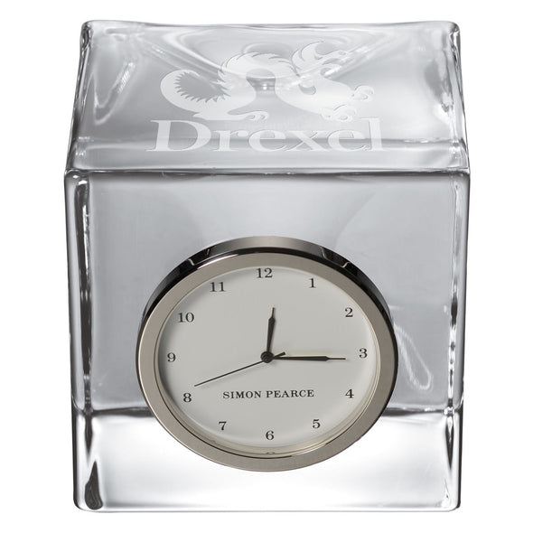 Drexel Glass Desk Clock by Simon Pearce Shot #2