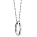 Drexel Monica Rich Kosann "Carpe Diem" Poesy Ring Necklace in Silver