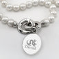 Drexel Pearl Necklace with Sterling Silver Charm Shot #2