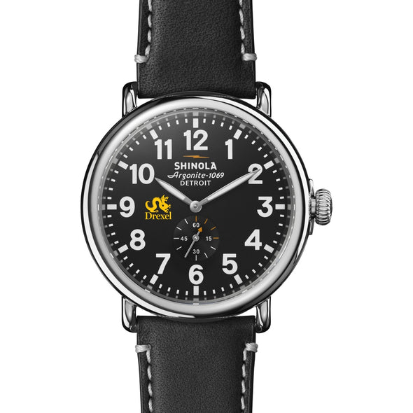 Drexel Shinola Watch, The Runwell 47 mm Black Dial Shot #2