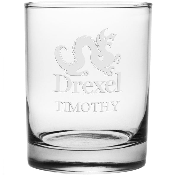 Drexel Tumbler Glasses - Set of 2 Made in USA Shot #2