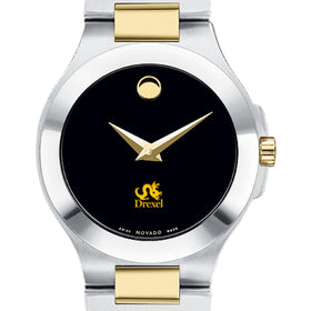 Drexel Women&#39;s Movado Collection Two-Tone Watch with Black Dial Shot #1