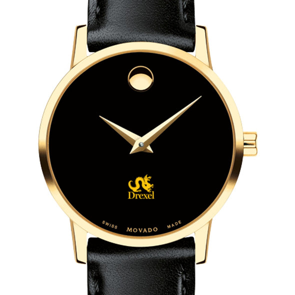 Drexel Women's Movado Gold Museum Classic Leather Shot #1
