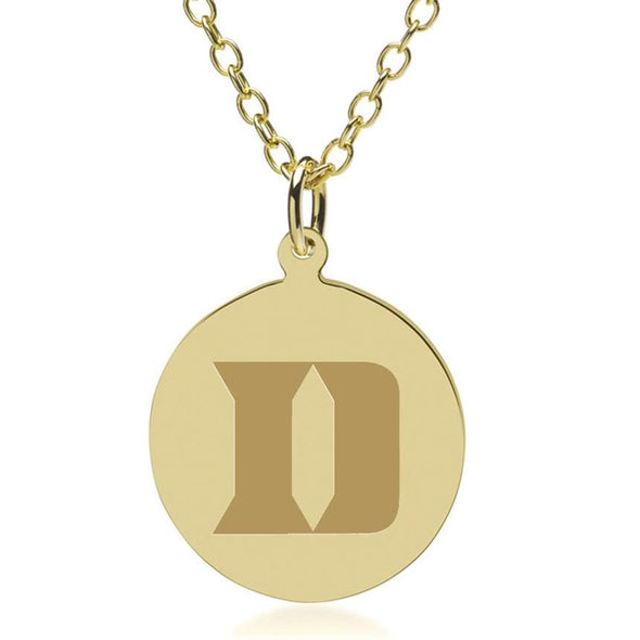 Duke 14K Gold Pendant & Chain | M.LaHart & Co.