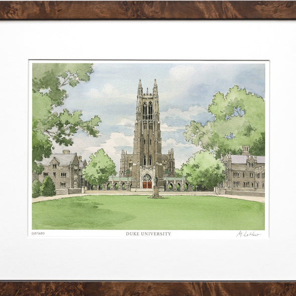 Duke Campus Print- Limited Edition, Medium Shot #2