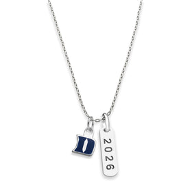 Duke Class Year Sterling Silver Necklace Shot #1