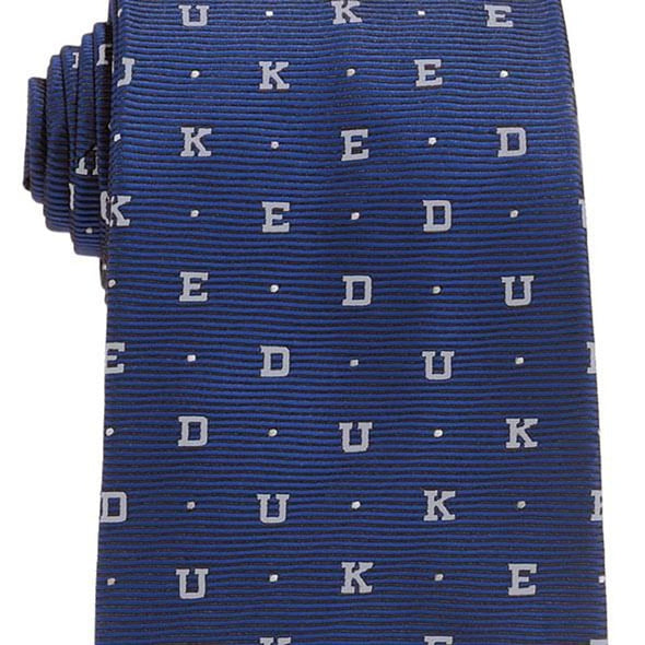 Duke Dot Tie in Blue Shot #2