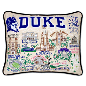 Duke Embroidered Pillow Shot #1
