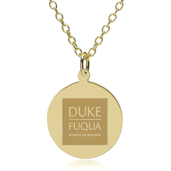 Duke Fuqua 14K Gold Pendant & Chain Shot #1