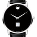 Duke Fuqua Men's Movado Museum with Leather Strap
