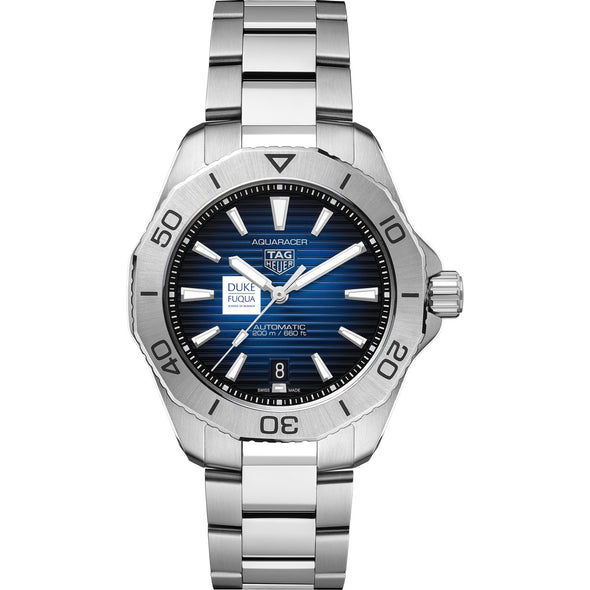 Duke Fuqua Men's TAG Heuer Steel Automatic Aquaracer with Blue Sunray Dial Shot #2