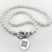 Duke Fuqua Pearl Necklace with Sterling Silver Charm