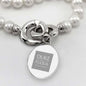 Duke Fuqua Pearl Necklace with Sterling Silver Charm Shot #2