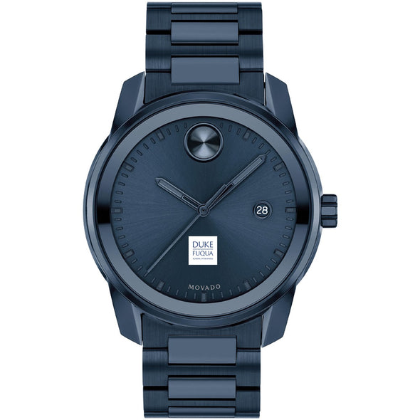 Duke Fuqua School of Business Men's Movado BOLD Blue Ion with Date Window Shot #2