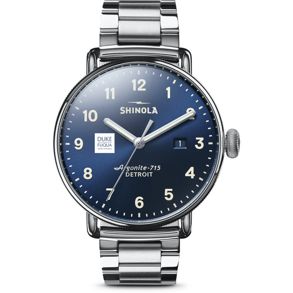 Duke Fuqua Shinola Watch, The Canfield 43 mm Blue Dial Shot #2