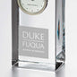 Duke Fuqua Tall Glass Desk Clock by Simon Pearce Shot #2
