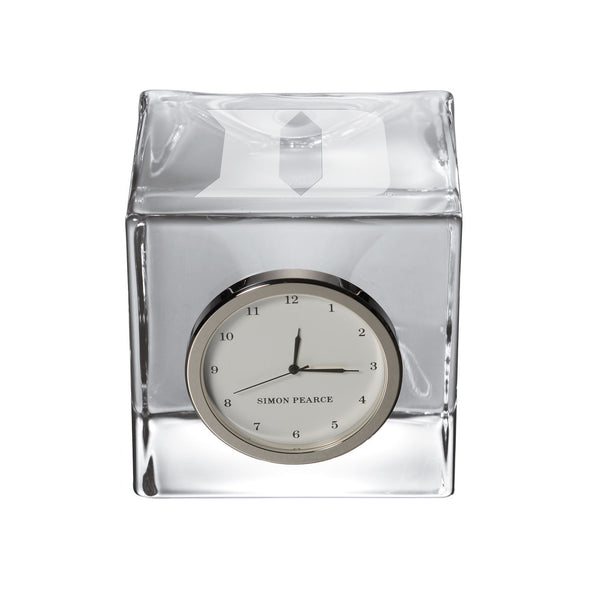 Duke Glass Desk Clock by Simon Pearce Shot #1