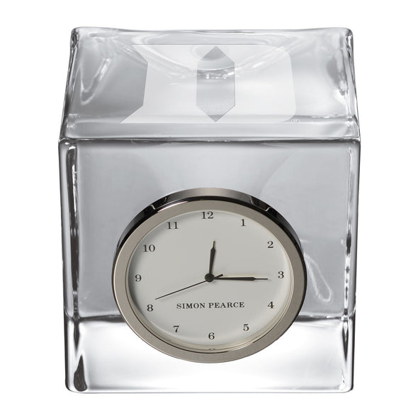 Duke Glass Desk Clock by Simon Pearce Shot #2