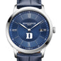 Duke Men's Baume et Mercier 40mm Classima Quartz Watch with Blue Dial & Dark Blue Leather Strap Shot #1