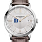 Duke Men's Baume et Mercier 40mm Classima Quartz Watch with Silver Dial & Dark Brown Leather Strap Shot #1