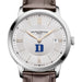 Duke Men's Baume et Mercier 40mm Classima Quartz Watch with Silver Dial & Dark Brown Leather Strap