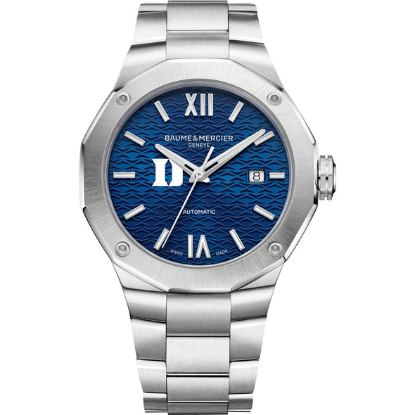 Duke Men's Baume et Mercier 42mm Riviera Watch with Blue Dial & Bracelet Shot #2