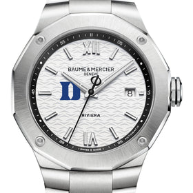 Duke Men's Baume et Mercier 42mm Riviera Watch with White Dial & Bracelet Shot #1