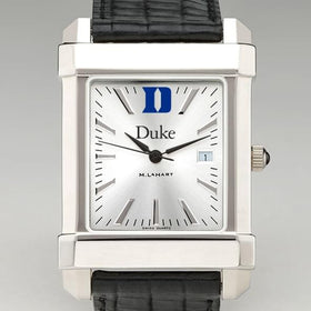 Duke Men&#39;s Collegiate Watch with Leather Strap Shot #1