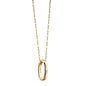 Duke Monica Rich Kosann "Carpe Diem" Poesy Ring Necklace in Gold Shot #2