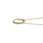 Duke Monica Rich Kosann "Carpe Diem" Poesy Ring Necklace in Gold Shot #3