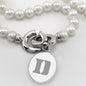Duke Pearl Necklace with Sterling Silver Charm Shot #2