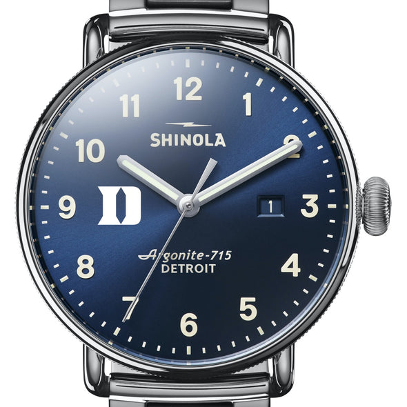 Duke Shinola Watch, The Canfield 43mm Blue Dial Shot #1