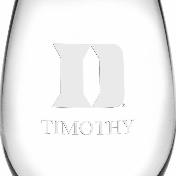 Duke Stemless Wine Glasses Made in the USA - Set of 2 Shot #3