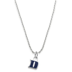 Duke Sterling Silver Necklace with Enamel Charm Shot #1