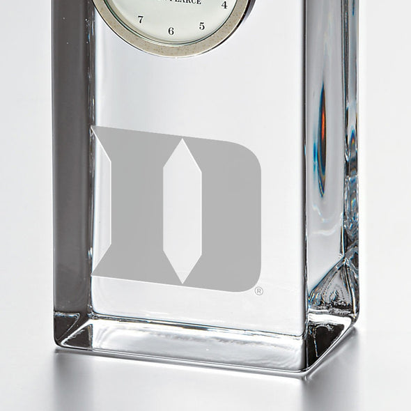 Duke Tall Glass Desk Clock by Simon Pearce Shot #2