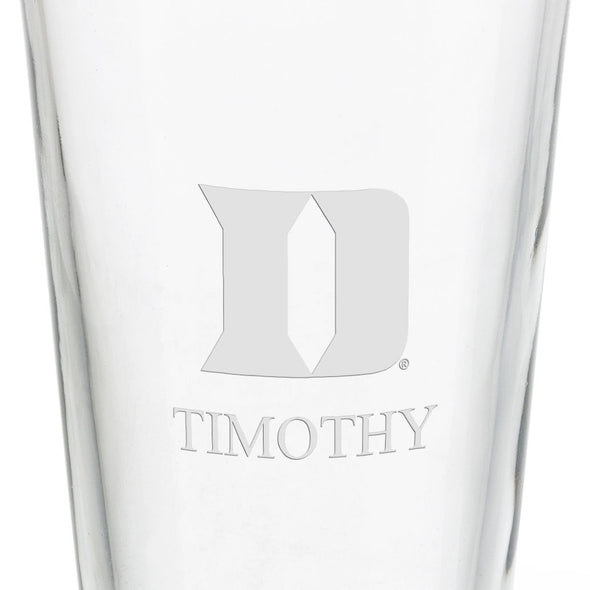 Duke University 16 oz Pint Glass- Set of 4 Shot #3
