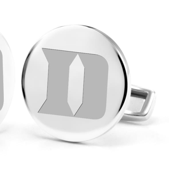 Duke University Cufflinks in Sterling Silver Shot #2