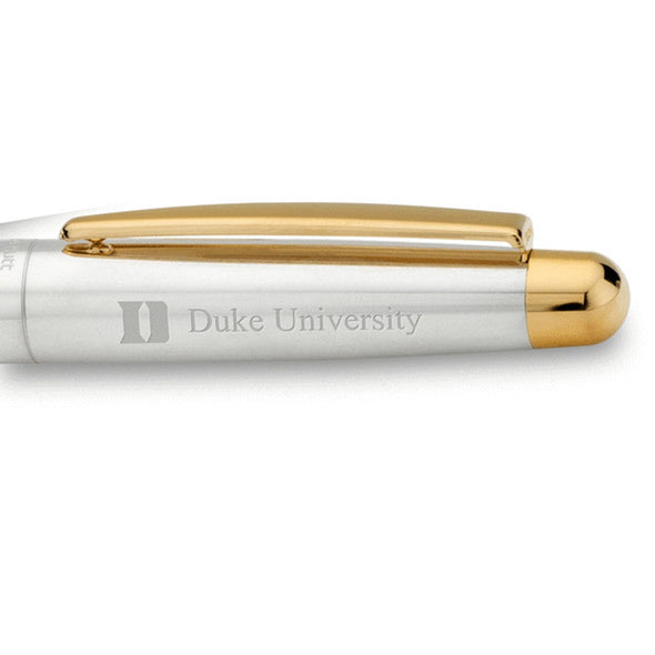 Duke University Fountain Pen in Sterling Silver with Gold Trim Shot #2