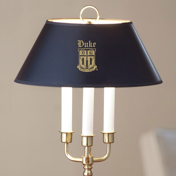 Duke University Lamp in Brass & Marble Shot #2