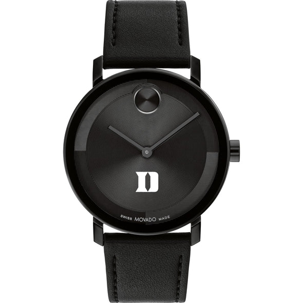 Duke University Men's Movado BOLD with Black Leather Strap Shot #2