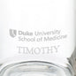 Duke University School of Medicine 13 oz Glass Coffee Mug Shot #3
