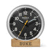 Duke University Shinola Desk Clock, The Runwell with Black Dial at M.LaHart & Co.