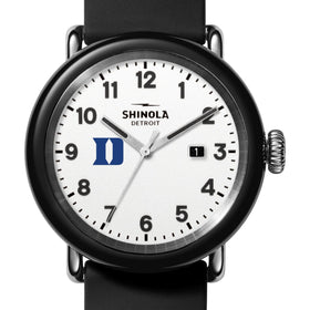 Duke University Shinola Watch, The Detrola 43mm White Dial at M.LaHart &amp; Co. Shot #1