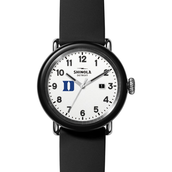 Duke University Shinola Watch, The Detrola 43mm White Dial at M.LaHart &amp; Co. Shot #2