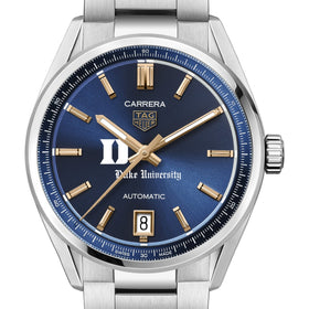Duke Women's TAG Heuer Steel Carrera Automatic with Blue Dial Shot #1
