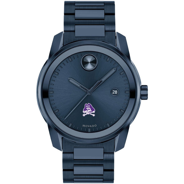 East Carolina University Men's Movado BOLD Blue Ion with Date Window Shot #2