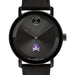 East Carolina University Men's Movado BOLD with Black Leather Strap
