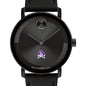 East Carolina University Men's Movado BOLD with Black Leather Strap Shot #1