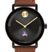 East Carolina University Men's Movado BOLD with Cognac Leather Strap